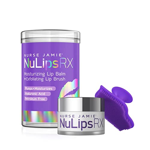 NURSE JAMIE NuLips RX Moisturising Lip Balm + Exfoliating Lip Brush(12ml)