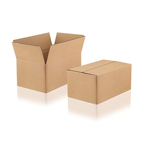 WPTrading - 20 Stück Versandkarton 2-wellig 350 x 350 x 300 mm Wellpappe (Nr. 2W-40) Braun - Pappe Faltkarton für Warenversendung, Paket & Päckchen groß (L) - Karton Versandverpackung extra stabil