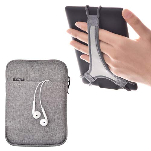 TFY E-Reader Schutztasche Sack mit Reißverschluss, plus Bonus Handhalteband für 6 Zoll Kindle E-Reader 6 Zoll / Paperwhite / Voyage / Oasis / NOOK GlowLight Plus / SONNY PRES-300 / SONY PRES-350