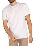 Lacoste Herren T-Shirt TH2038-00 Einfarbig, Weiß (WHITE 001), Gr. 6 (Herstellergröße: XL)