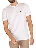 Lacoste Herren T-Shirt TH2038-00 Einfarbig, Weiß (WHITE 001), Gr. 6 (Herstellergröße: XL)