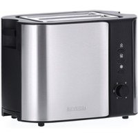 SEVERIN 2-Scheiben-Toaster AT 2589, Edelstahl / schwarz