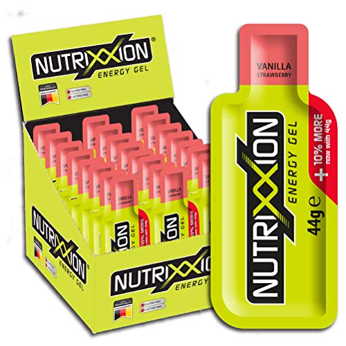 Nutrixxion ENERGIE GEL Set 24 x 44g, Geschmack Vanilla-Strawberry