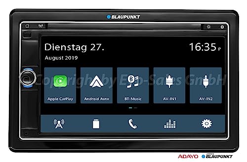 BLAUPUNKT Oslo 590 DAB - Doppel-DIN MP3-Autoradio mit Touchscreen/Bluetooth/USB/SD/CarPlay
