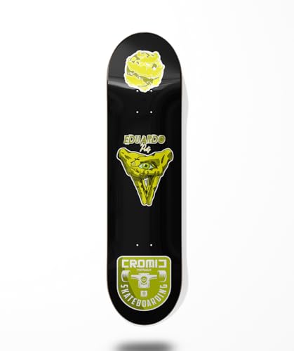 Cromic Skateboard Deck Eduardo Prieto Icon Pro Yellow 8.375