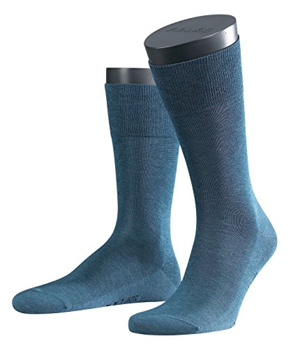 FALKE Herren Socken Tiago, 95% Baumwolle, 1 Paar, Blau (Jeans 6670), Größe: 45-46