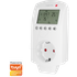 LOGILINK SH0106 - Schaltbare WLAN-Steckdose, Thermostat