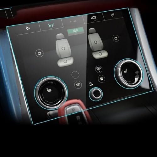 JiAQen Navigation Displayschutzfolie Auto Für Land Rover Range Rover 2018-2023,Kratzfest Navigation Schutzfolie Auto Navi Folie Zubehör,A