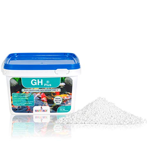 HAPPYKOI® GH Plus zur Erhöhung der Gesamthärte Wasserhärte in Granulatform HAPPYKOI® GH Plus GH Plus 2,5 kg