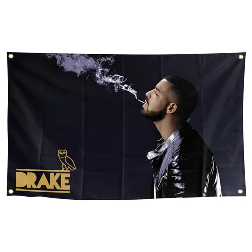 Drake Posterdruck, 90 x 152 cm, vier Messingschlösser