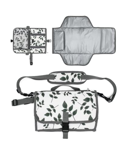 Happy Mom Wickeltasche mit integrierter Wickelunterlage für unterwegs - kompakt, tragbar und wasserabweisend