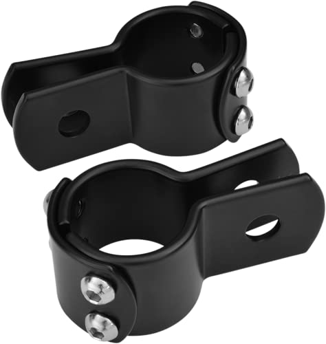 Show Chrome Accessories (22-125BK schwarze, runde Klemme, 3 Stück, 3,8 cm (1 1/4 Zoll)