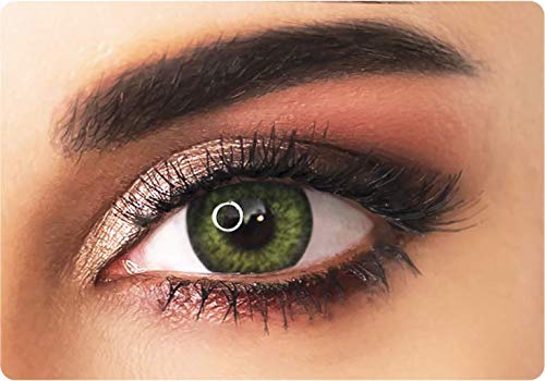 ADORE farbige Kontaktlinsen Grün - PEARL GREEN - NATÜRLICHER UND ELEGANTER Effekt – nicht gradiert – dreimonatlich + kostenloser personalisierter Linsenbehälter