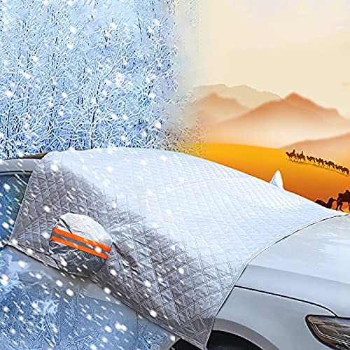 Auto-Windschutzscheiben-Frostschutz kompatibel mit Seat Ateca Alhambra Arosa, Winter-Auto-Windschutzscheibenabdeckung, groß