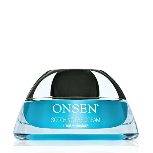 Onsen Secret Under Eye Cream – Anti Aging Eye Treatment Gel Made Of Japanese Hot Spring Minerals for Wrinkles, Dark Circles - Firming Morning & Night Moisturizing Cream, 1 oz / 30 ml (30 ml, Eye Cream)