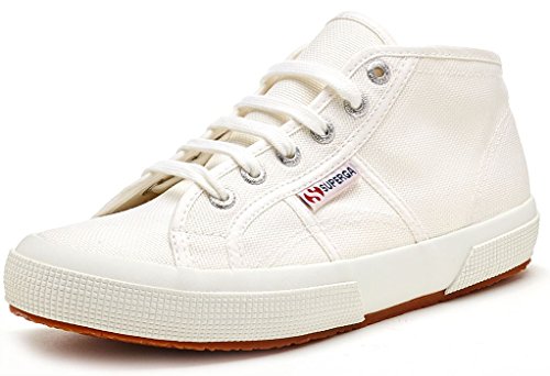 Superga 2754 COTU, Unisex-Erwachsene Hohe Sneaker, Weiß (901), 35.5 EU,(3UK)