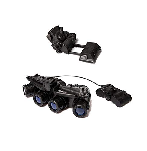 FABIIA Taktische Jagd Dummy Nachtsicht Goggle Gpnvg 18 & Plastik L4G24 Nvg Mount Für Airsoft/Schwarz