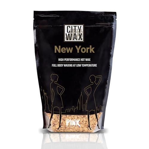 NEW YORK CITY WAX Premium Wachs zur Haarentfernung 1 kg - Sanftes Full Body Waxing ab 2 mm Haarlänge mit Wachsperlen in Profi-Qualität - Wax Beans - Pearl Wax - Wachsbohnen - Bikini Brazilian