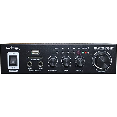 Ltc 10-7006 Stereo Karaoke-Verstärker, 50W schwarz