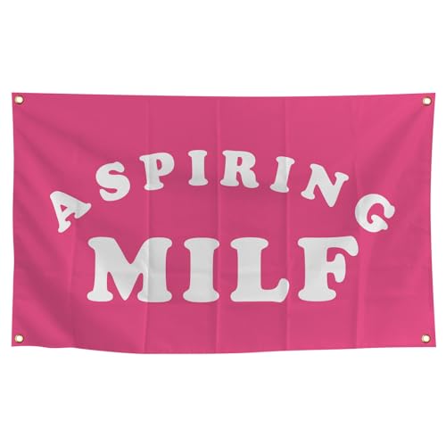 Aspiring Millie Hausflagge aus Polyester, mit vier Messingösen, 90 x 150 cm