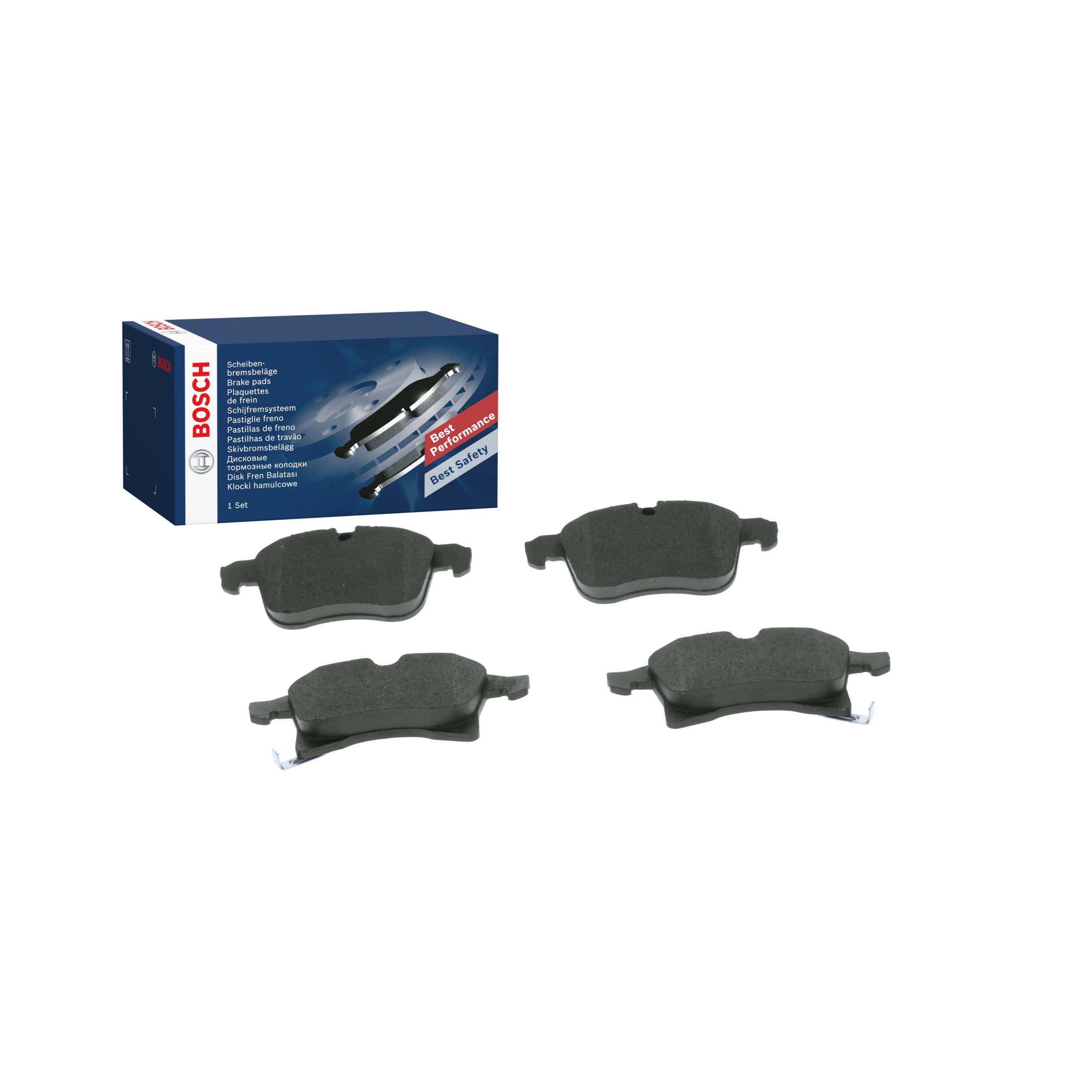 Bosch BP420 Bremsbeläge - Vorderachse - ECE-R90 Zertifizierung - vier Bremsbeläge pro Set