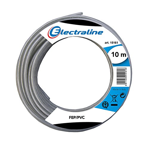 Kabel FEP/PVC - 2x075mm. - 10 mt - Transparent
