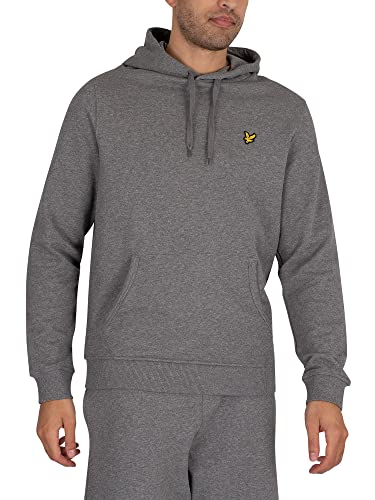 Lyle & Scott Herren Logo Pullover Hoodie, Schwarz, XXL