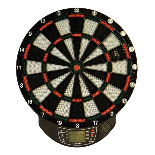 Best Sporting elektronische Dartscheibe Windsor - Dartboard Glow In The Dark mit 6 Pfeilen, batteriebetriebener Dartautomat