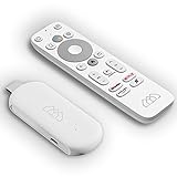 HOMATICS Stick HD (FHD AndroidTV, HDMI, Dual WiFi, BT 5.0, Netflix, Prime Video) White