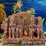 Aquarium-Dekoration Marine Aquarium Ornament Kunstharz Haus verstecken Buddha Statue Höhle Dekor