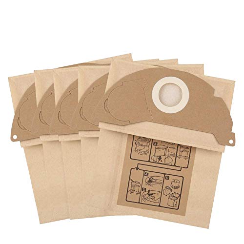 Reiniger Papiertüten, 10 Stück/Set Staubsauger Papier Müll Staubbeutel für KARCHER WD2250 A2004 A2054 MV2