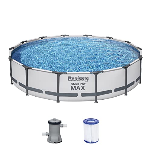 Steel Pro Max Frame Pool-Set, rund, mit Filterpumpe 427 x 84 cm