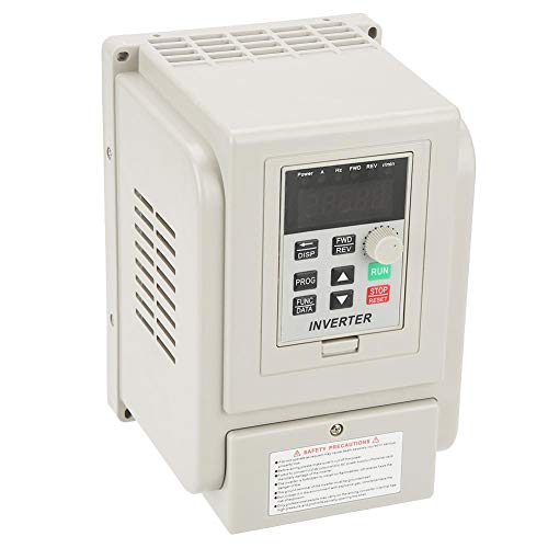 Frequenzumrichter, 220 V Einphasen-Frequenzumrichter VFD-Drehzahlregler für 3-Phasen-4-kW-Wechselstrommotor 0-400 Hz