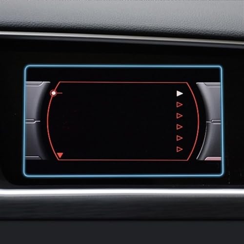JiAQen Navigation Displayschutzfolie Auto Für Audi A4 B8 A5 8T 2008-2016,Kratzfest Navigation Schutzfolie Auto Navi Folie Zubehör,B/7inch 149x87mm 1 Pcs.