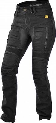 Trilobit Motorrad Damen Jeans,schwarz, 34L