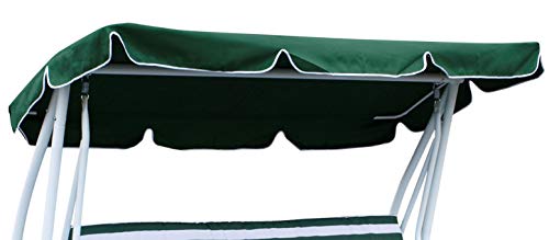 Dachplane für 4-sitzer Hollywoodschaukel Miami 228x120cm (Grün)