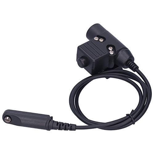 Walkie Talkie Headset-Adapter, U94 PTT Tactical Headset Transfer Interface Kopfhöreradapter für Baofeng UV-XR A58 UV9R UV-9R Plus GT-3WP UV-5S