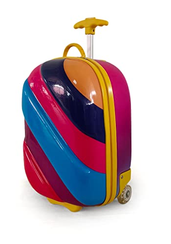 Bayer Chic 2000 - Bouncie Kinder-Trolley Rainbow, Kindergepäck, Kinderkoffer, bunt