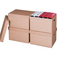 SMARTBOXPRO Archiv-/Transportbox, mit Deckel, braun