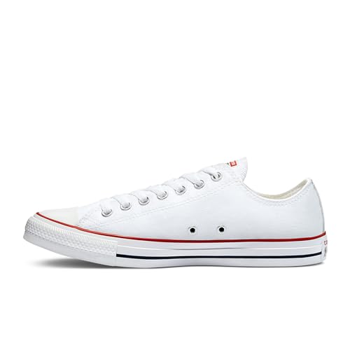 Converse Unisex-Erwachsene Chuck Taylor All Star-Ox Low-Top Sneakers, Weiß (Optical White), 43 EU