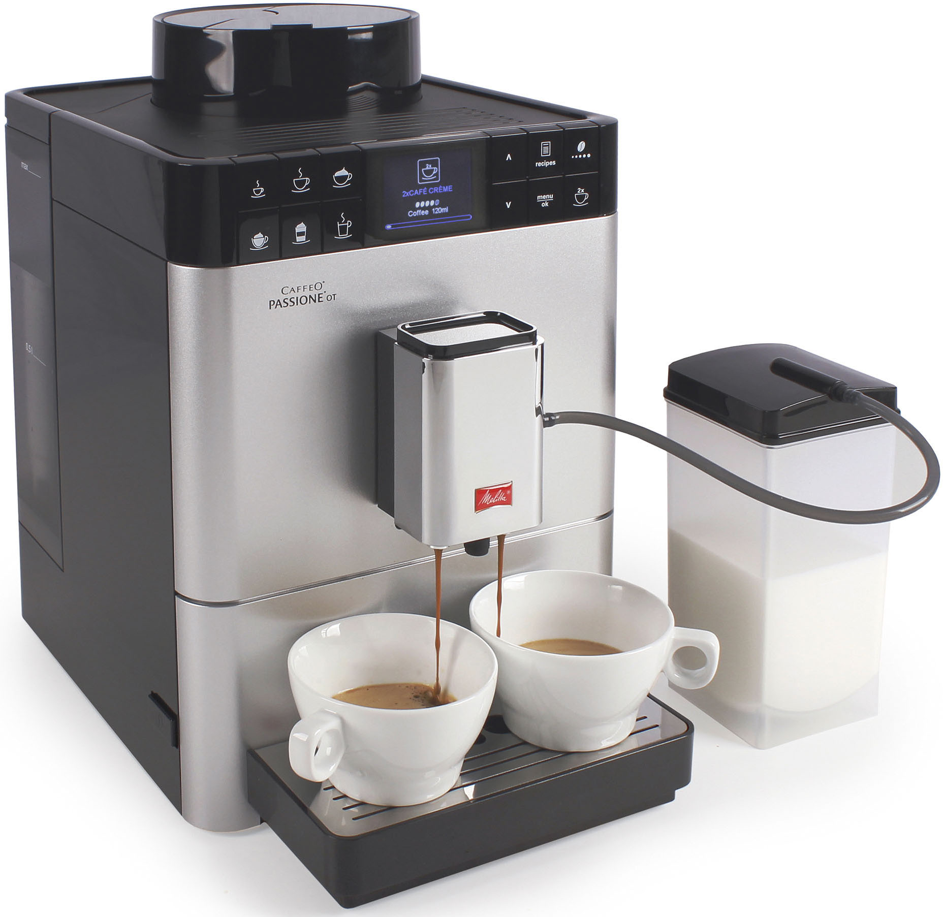 Melitta Kaffeevollautomat "Passione One Touch F53/1-101, silber"