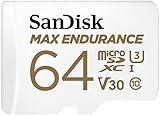 SanDisk High Endurance video monitoring 256GB microSDXC card + SD Adapter, Upto 100MB/s read, Class 10, U3, V30