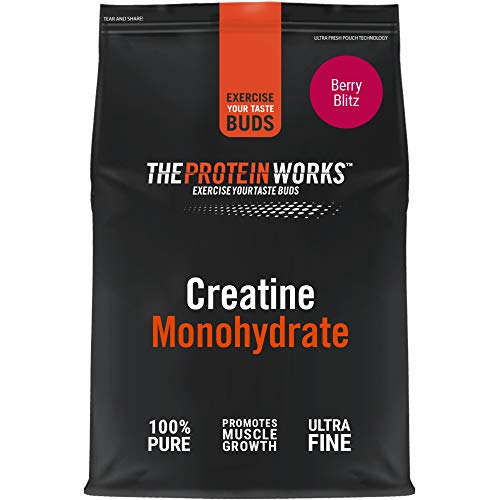 Protein Works Creatine Monohydrate / BEEREN-BLITZ / 250g / Besteht aus 100% reinem Kreatin