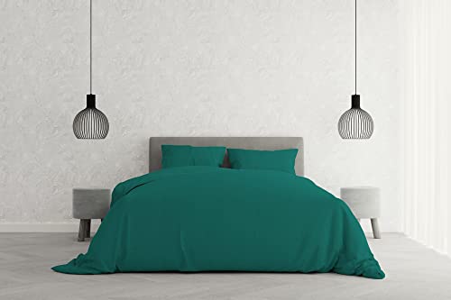 Italian Bed Linen Elegant Bettbezug, Wassergrün, Doppelte, 100% Mikrofaser