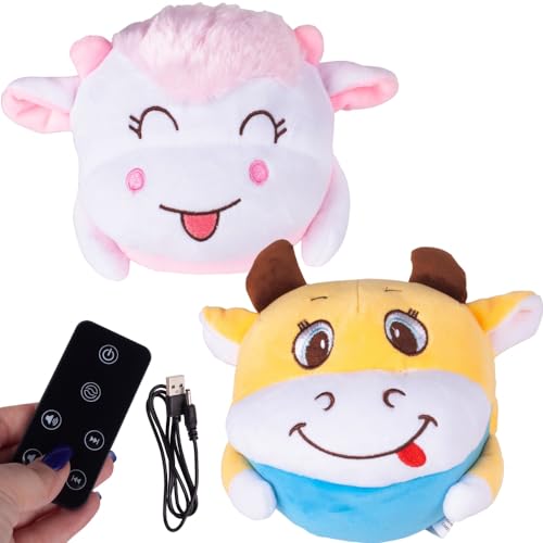 MalPlay RC Spielzeug für Kleinkind Kuh, Schaf | ferngesteuertes Musikspielzeug | Musik, Springen und Laufen | Baby ab 18 Monaten