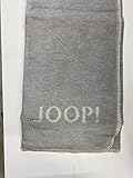 JOOP! Plaid Melange Doubleface | Stein-Silber - 150 x 200