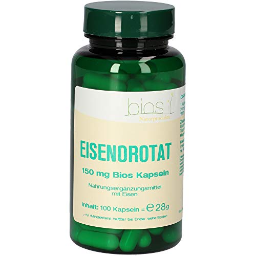 Bios Eisenorotat 150 mg Kapseln, 100 Stück, 1er Pack (1x 28 g)