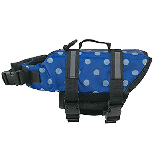 Regenjacken Für Hunde Haustier Hund Schwimmweste Sicherheitskleidung Für Haustier Schwimmweste Welpenbadebekleidung Surfen Schwimmweste Reflektierende Streifen Sommerbadebekleidung @ Blue_Dots_