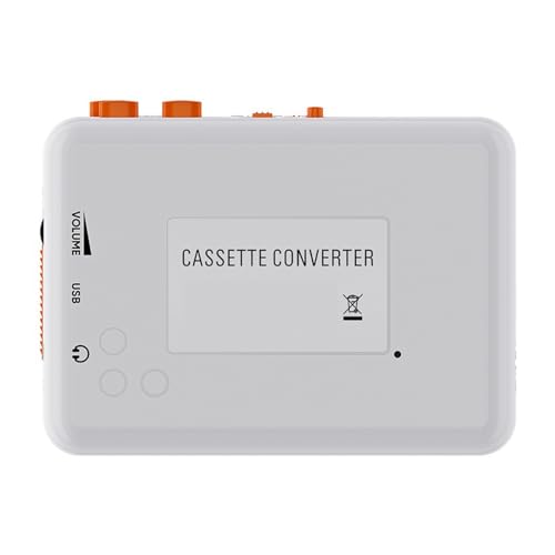 AOOOWER Kassettenlaufwerk, Hand-Kassettenrekorder, USB-Band zu MP3-Konverter, tragbarer Band-Player für Laptop-PC-Benutzer, Kassettenband-zu-CD-Konverter