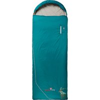 Grüezi-Bag Biopod Wolle Goas Comfort Rechts Schlafsack, Almwolle-Füllung, bis 191 cm Körpergröße, 1600g, Packmaß Ø21x39 cm, Camping/Hütte/Zelten